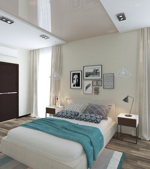 Спальня  кв. м.: фото реальный дизайн и планировки