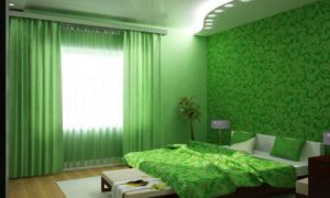 Идеи воплощения спальни в зеленых тонах