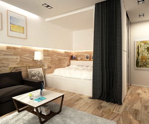 Дизайна квартира 35 кв. м. — 120 фото красивого и функционального оформления однокомнатной квартиры