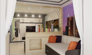 Оформление гостиной с зонированием: варианты для частного дома и квартиры