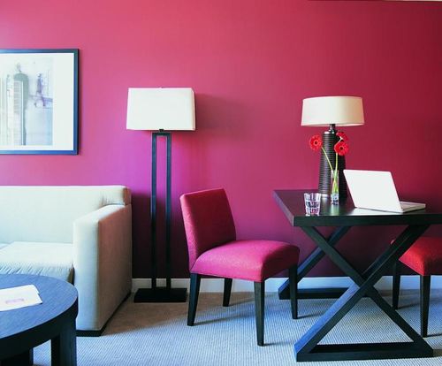 Пудровый цвет в интерьере: сочетания, мебель и декор, 50 реальных фото