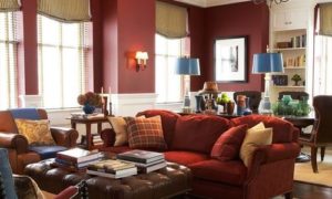 Бордовый цвет в интерьере квартиры и дома