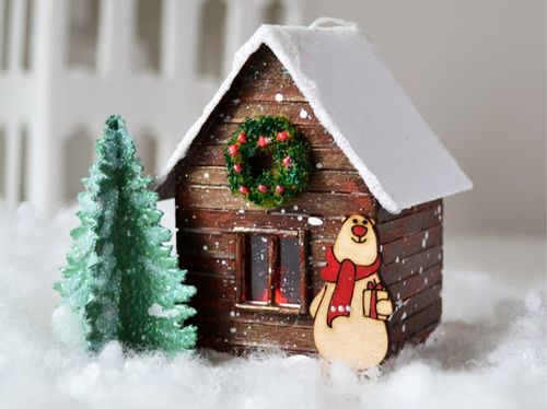 Публикация «Мастер-класс по изготовлению новогодней игрушки „Сказочный домик“» размещена в разделах